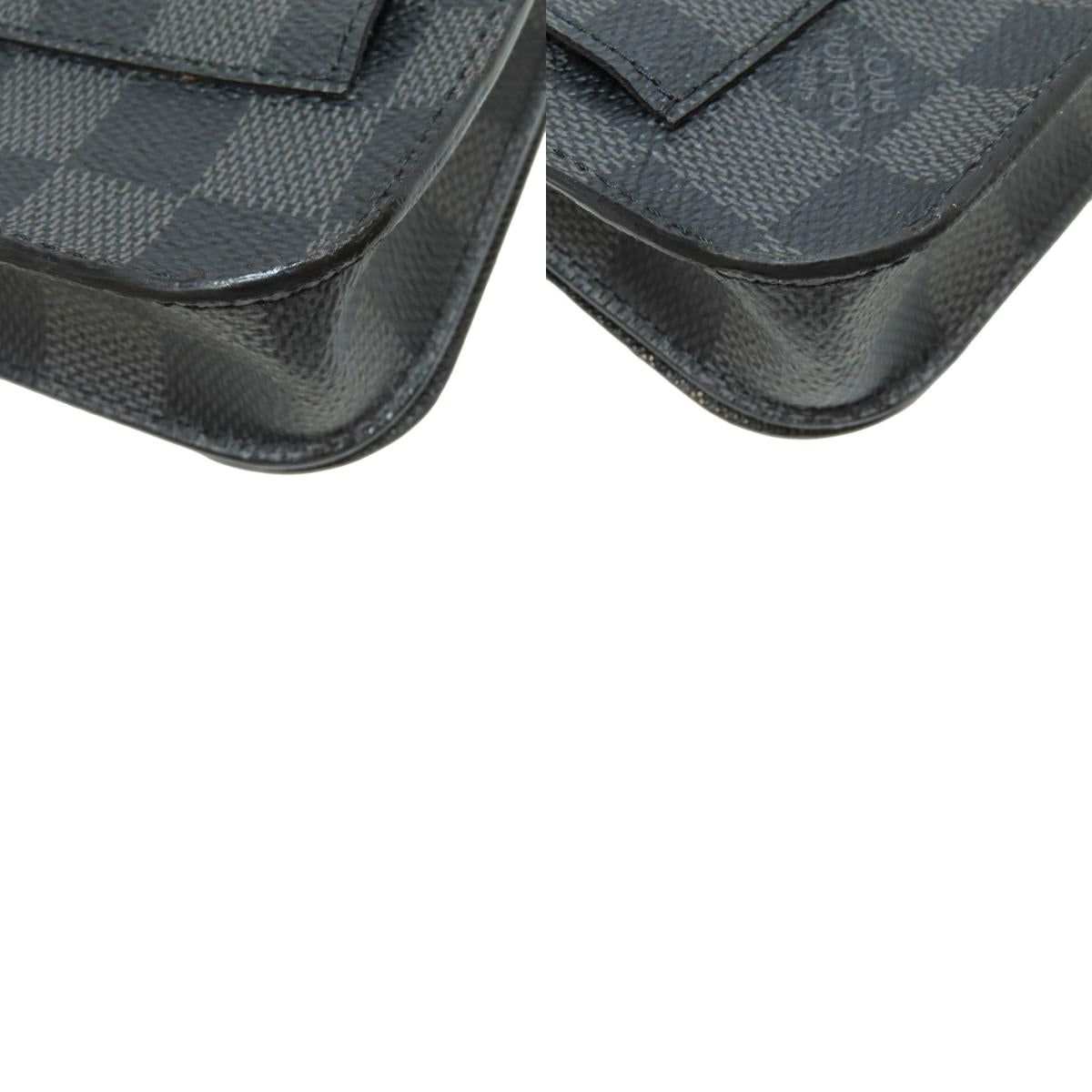 LOUIS VUITTON M6837T Santur Pochette Homme body bag Damier canvas Ladies [Used]