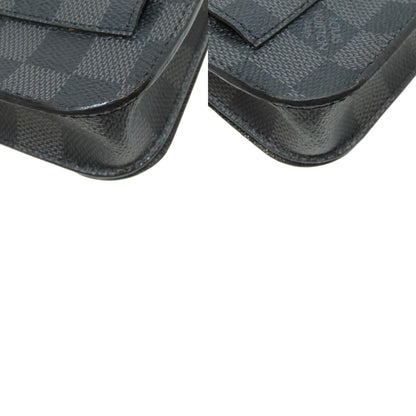 LOUIS VUITTON M6837T Santur Pochette Homme body bag Damier canvas Ladies [Used]