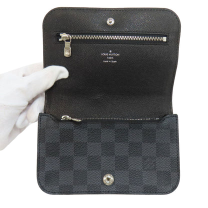 LOUIS VUITTON M6837T Santur Pochette Homme body bag Damier canvas Ladies [Used]
