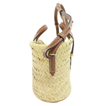 ジミーチュウ カゴバッグ 2WAY ハンドバッグ ラフィア レディース 【中古】【Jimmy Choo】