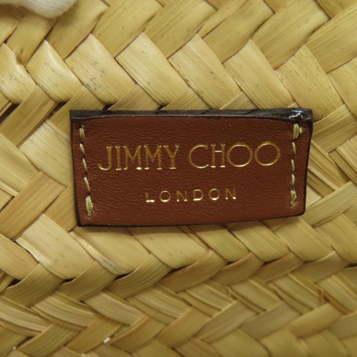 ジミーチュウ カゴバッグ 2WAY ハンドバッグ ラフィア レディース 【中古】【Jimmy Choo】
