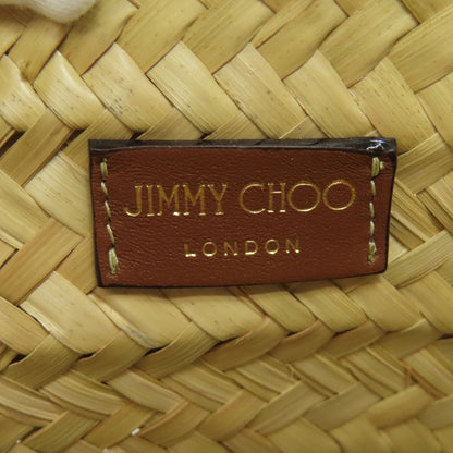 ジミーチュウ カゴバッグ 2WAY ハンドバッグ ラフィア レディース 【中古】【Jimmy Choo】
