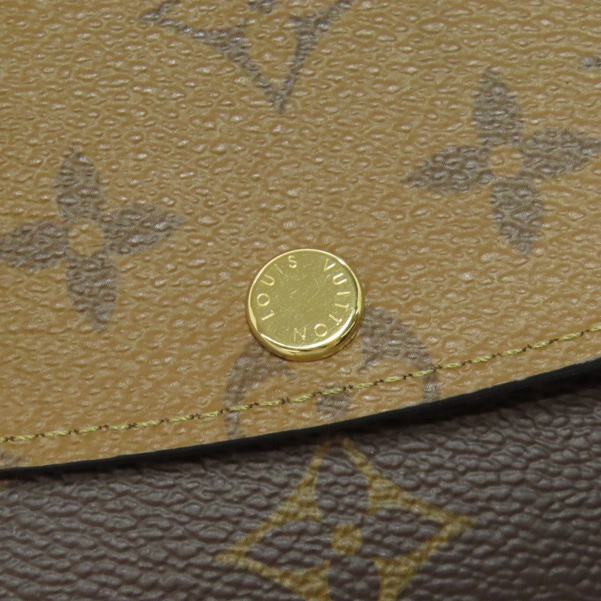 LOUIS VUITTON M82157 Portefeiulle ã» Emily Long wallet (with coin pocket) Monogram reverse Ladies [Used]