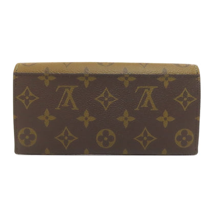LOUIS VUITTON M82157 Portefeiulle ã» Emily Long wallet (with coin pocket) Monogram reverse Ladies [Used]
