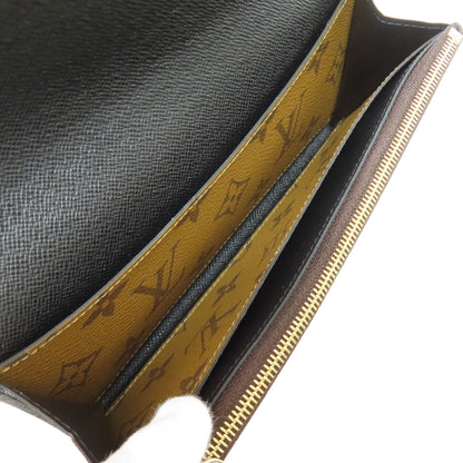 LOUIS VUITTON M82157 Portefeiulle ã» Emily Long wallet (with coin pocket) Monogram reverse Ladies [Used]