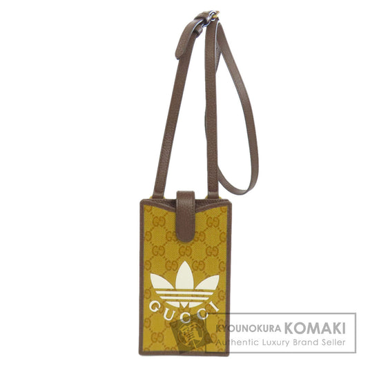 GUCCI 702203 GGCrystal Adidas collaboration phone pouch Accessory pouch PVC Ladies [Used]