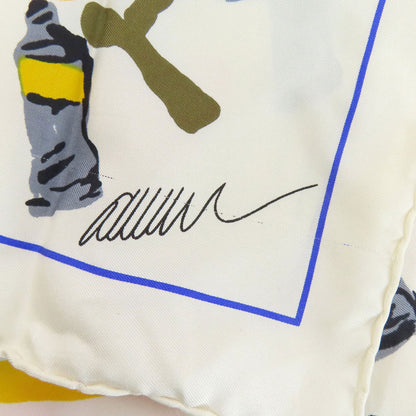 LOUIS VUITTON Paint pattern Scarf Silk Ladies [Used]