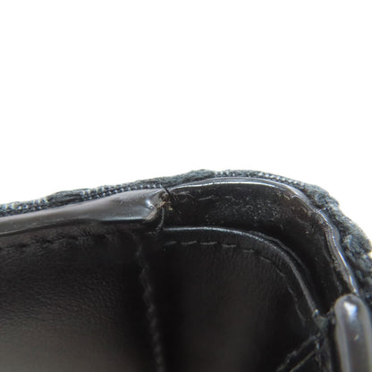CHRISTIAN DIOR Oblique Bifold Wallet with Coin Pocket Canvas mens [Used]