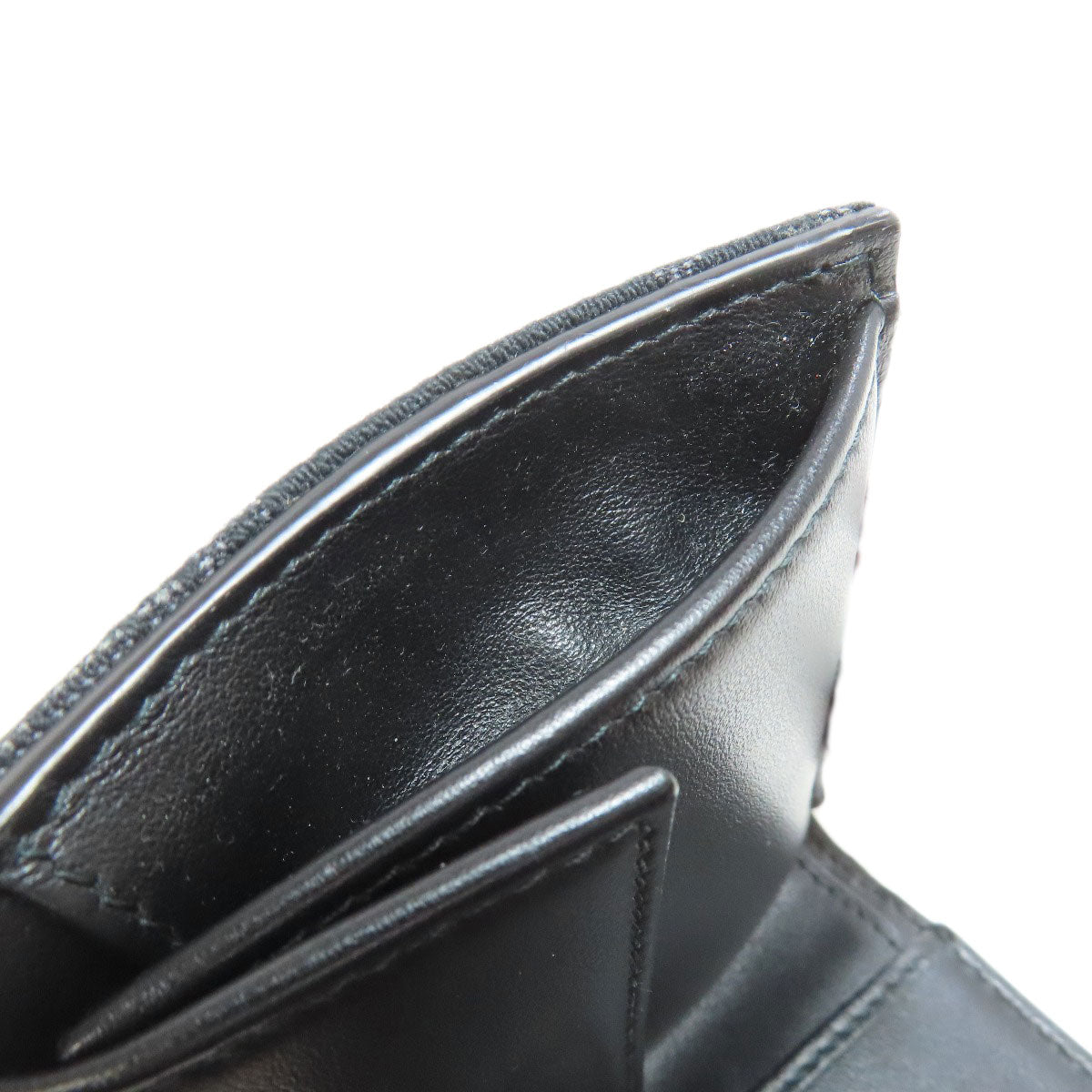 CHRISTIAN DIOR Oblique Bifold Wallet with Coin Pocket Canvas mens [Used]