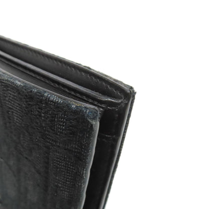 CHRISTIAN DIOR Oblique Bifold Wallet with Coin Pocket Canvas mens [Used]