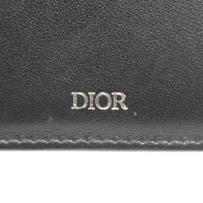 CHRISTIAN DIOR Oblique Bifold Wallet with Coin Pocket Canvas mens [Used]