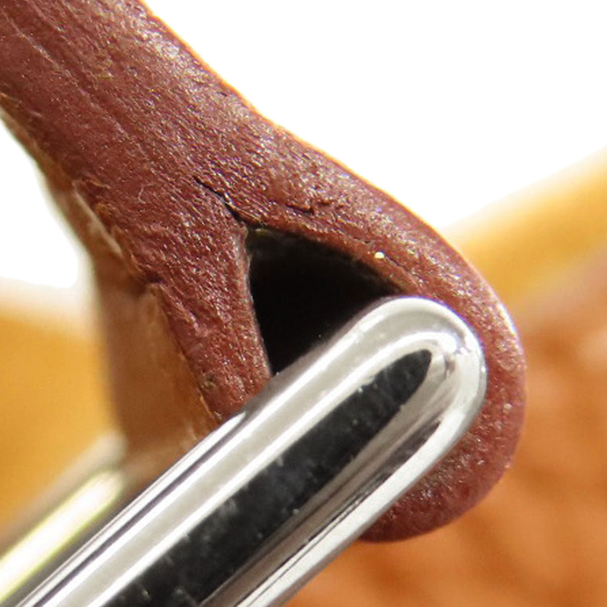 HERMES Picotin Lock MM Gold SilverHardware Handbag Taurillon Clemence Ladies [Used]
