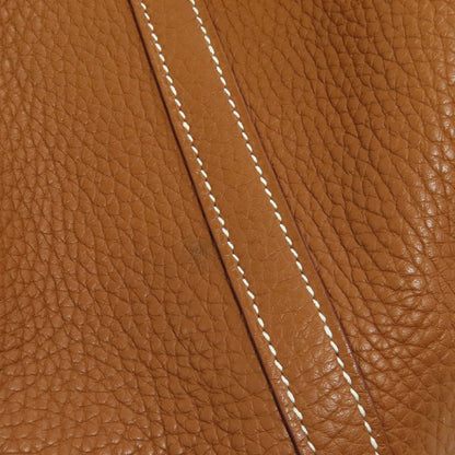 HERMES Picotin Lock MM Gold SilverHardware Handbag Taurillon Clemence Ladies [Used]