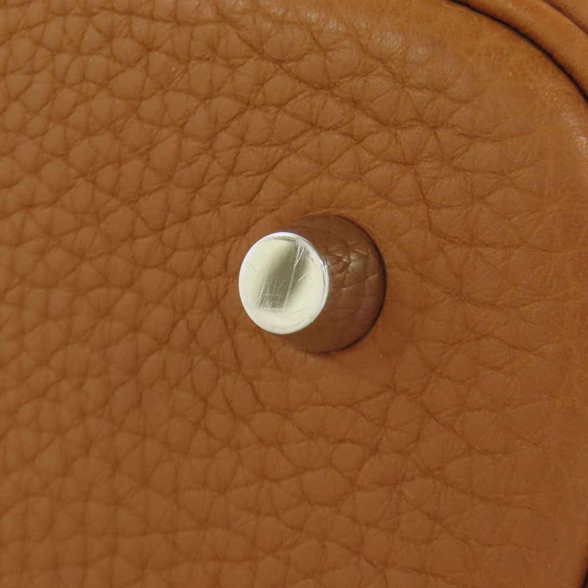 HERMES Picotin Lock MM Gold SilverHardware Handbag Taurillon Clemence Ladies [Used]