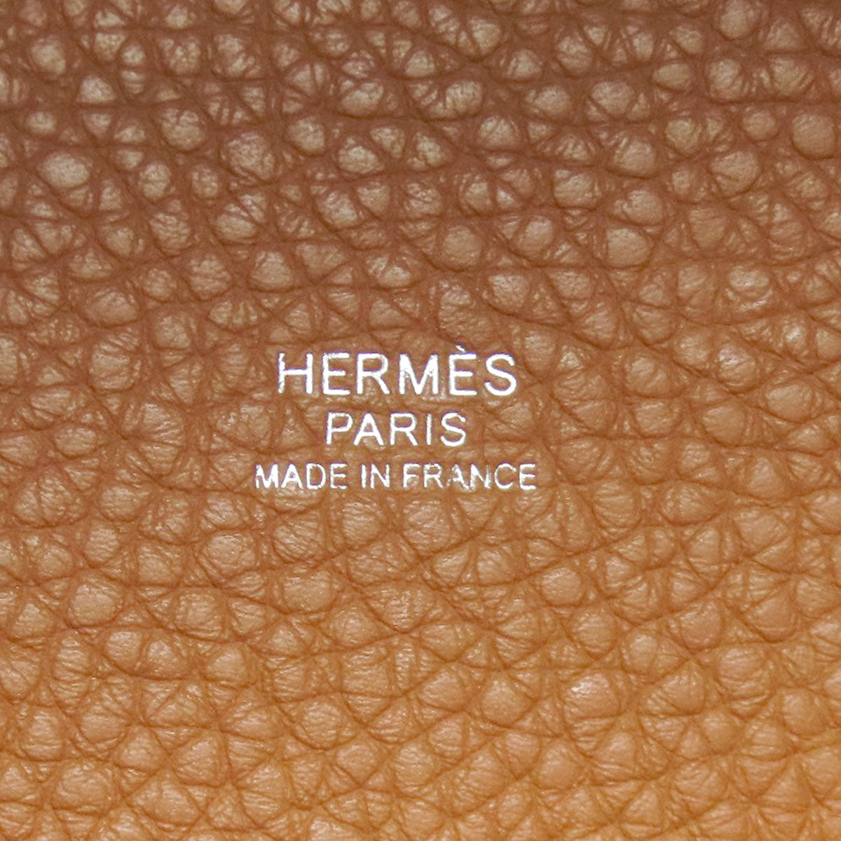 HERMES Picotin Lock MM Gold SilverHardware Handbag Taurillon Clemence Ladies [Used]