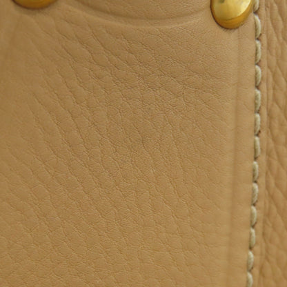 PRADA logo Handbag Leather Ladies [Used]