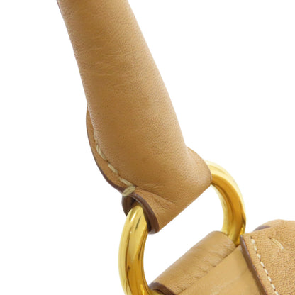 PRADA logo Handbag Leather Ladies [Used]