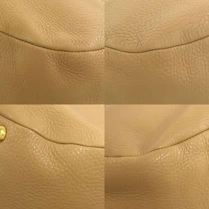 PRADA logo Handbag Leather Ladies [Used]