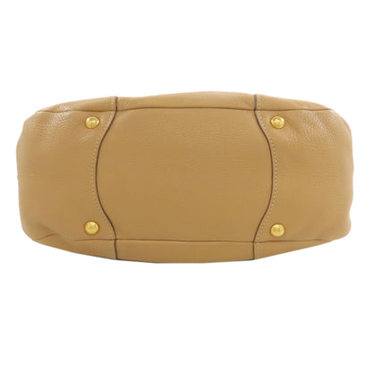 PRADA logo Handbag Leather Ladies [Used]