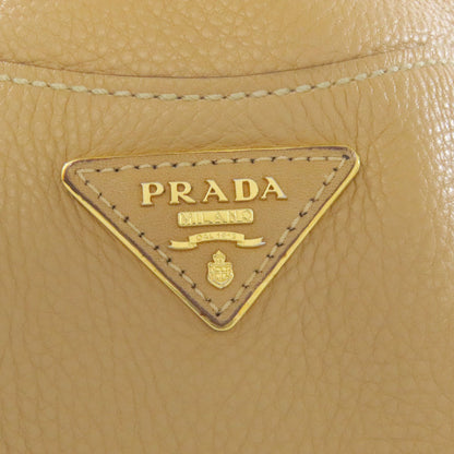 PRADA logo Handbag Leather Ladies [Used]