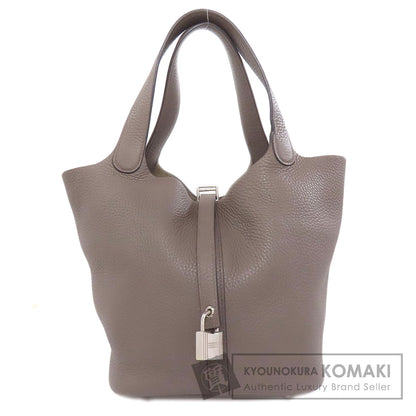 HERMES Picotin Lock MM Ethane SilverHardware Handbag Taurillon Clemence Ladies [Used]