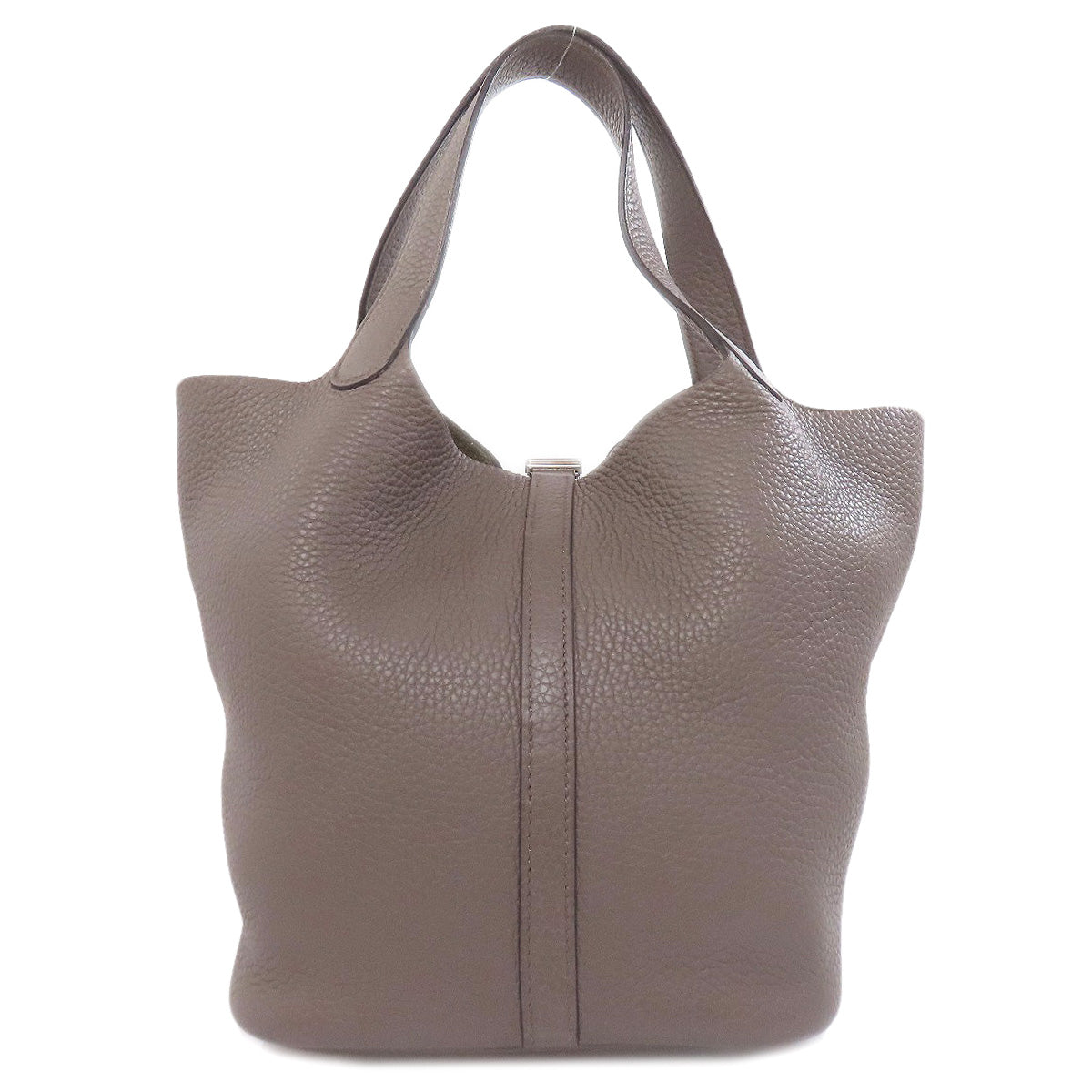 HERMES Picotin Lock MM Ethane SilverHardware Handbag Taurillon Clemence Ladies [Used]