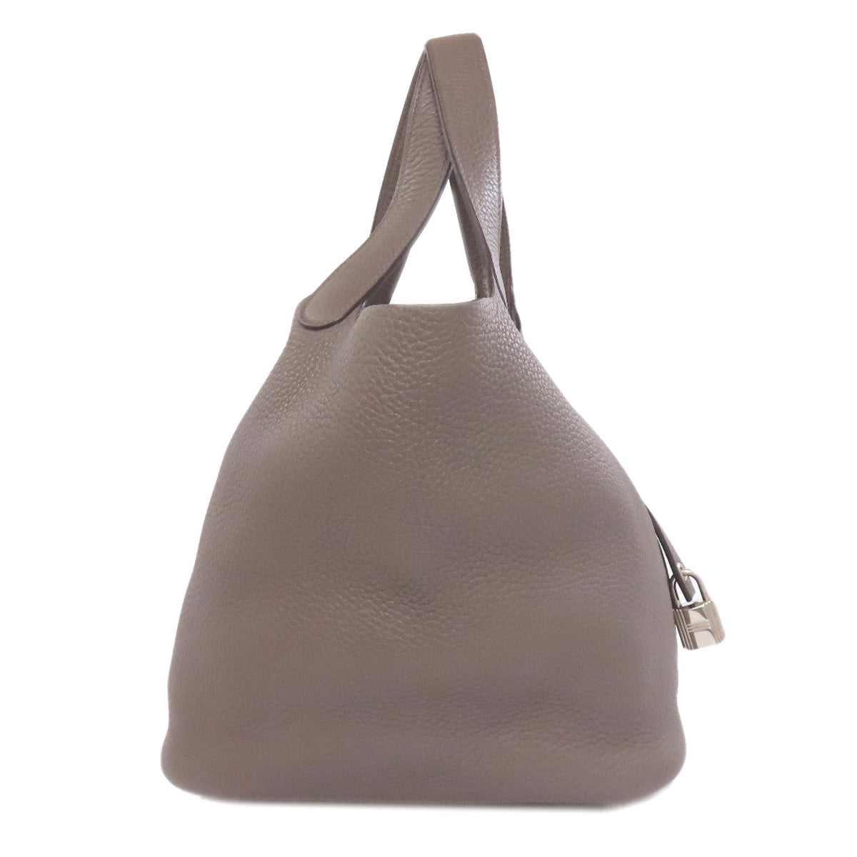 HERMES Picotin Lock MM Ethane SilverHardware Handbag Taurillon Clemence Ladies [Used]