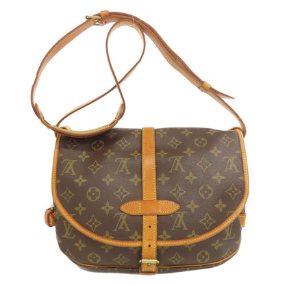 LOUIS VUITTON M40710 Saumur MM Shoulder Bag Monogram canvas Ladies [Used]