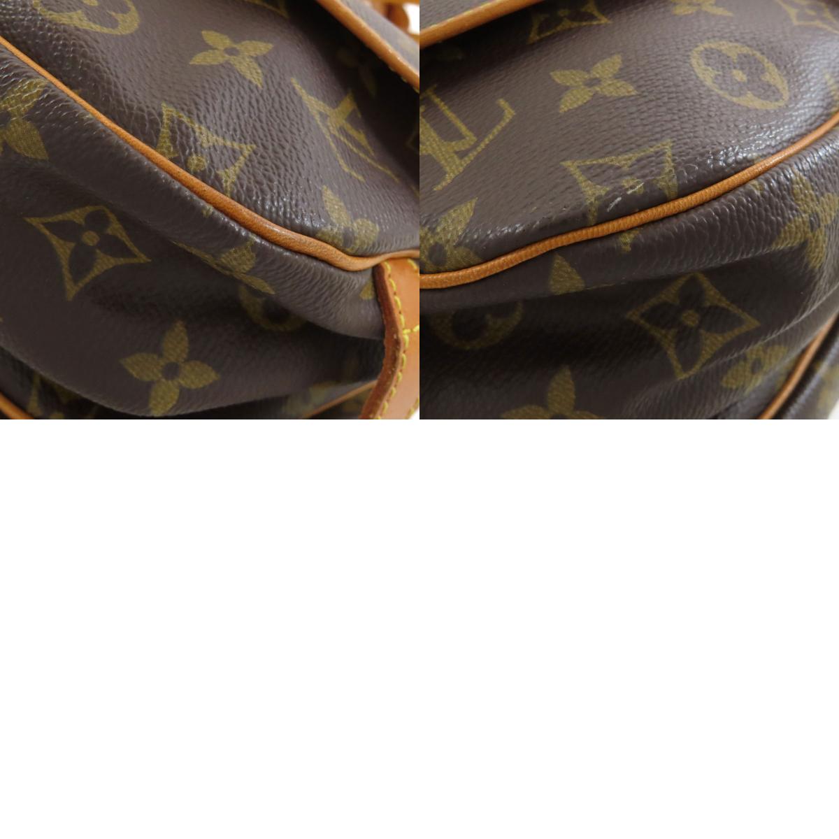 LOUIS VUITTON M40710 Saumur MM Shoulder Bag Monogram canvas Ladies [Used]