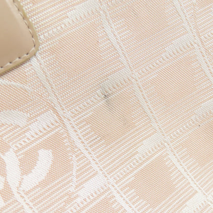 CHANEL New Travel Line MM Tote Bag Nylon jacquard Ladies [Used]