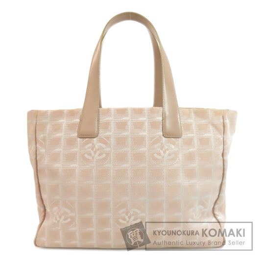 CHANEL New Travel Line MM Tote Bag Nylon jacquard Ladies [Used]