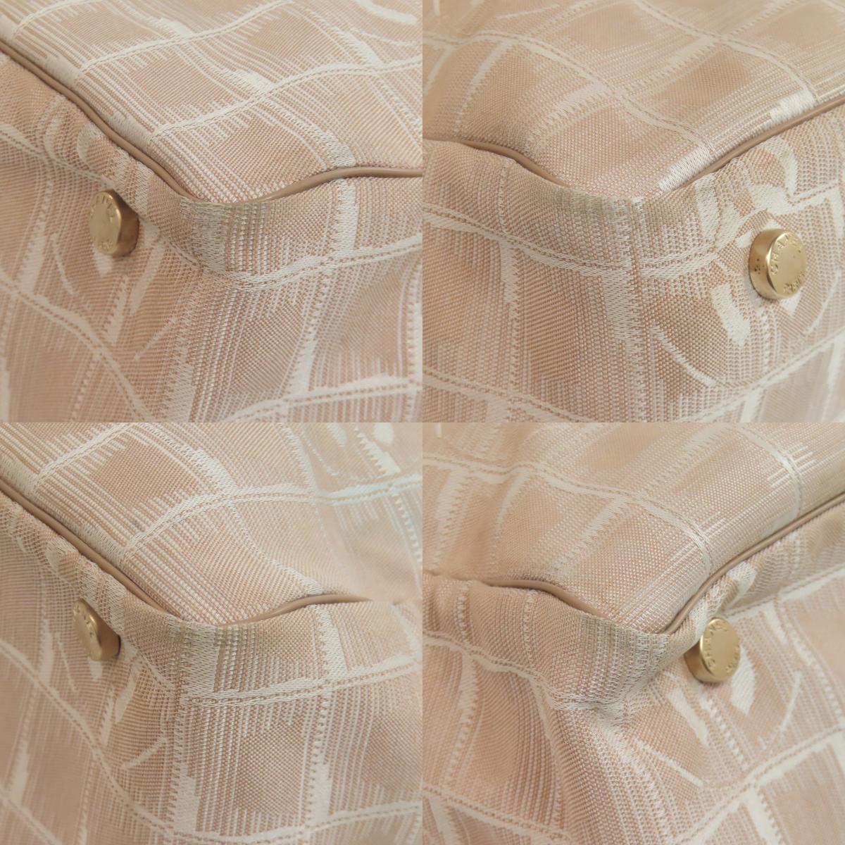 CHANEL New Travel Line MM Tote Bag Nylon jacquard Ladies [Used]