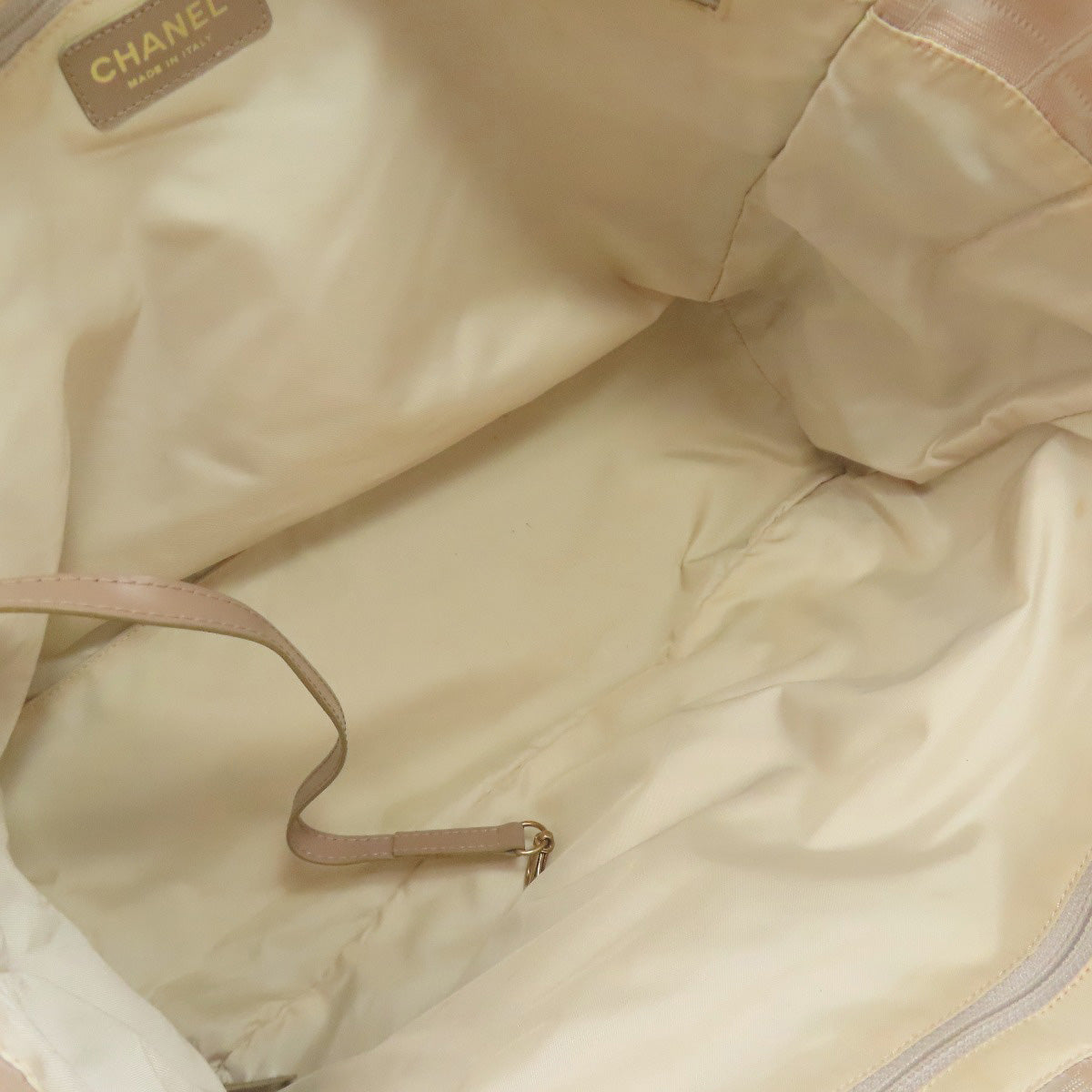 CHANEL New Travel Line MM Tote Bag Nylon jacquard Ladies [Used]