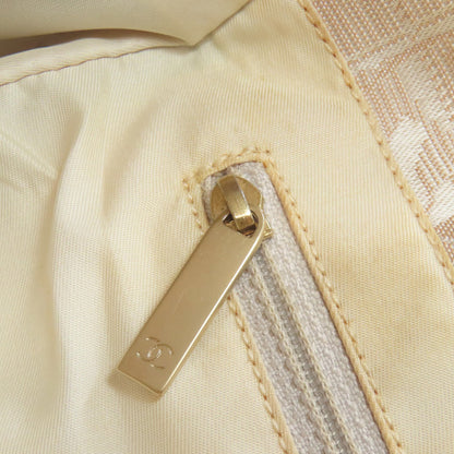 CHANEL New Travel Line MM Tote Bag Nylon jacquard Ladies [Used]