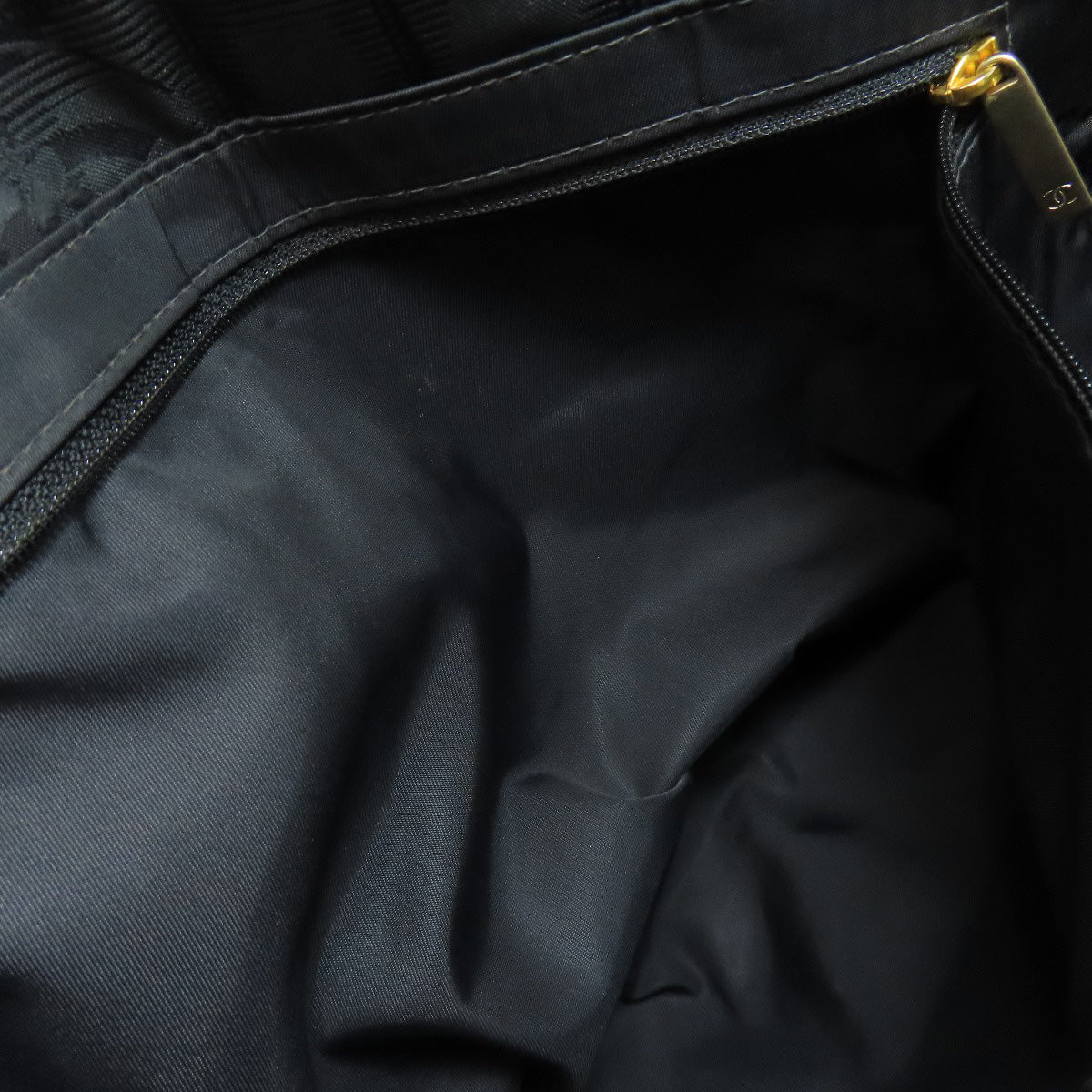 CHANEL New Travel Line MM Tote Bag Nylon jacquard Ladies [Used]