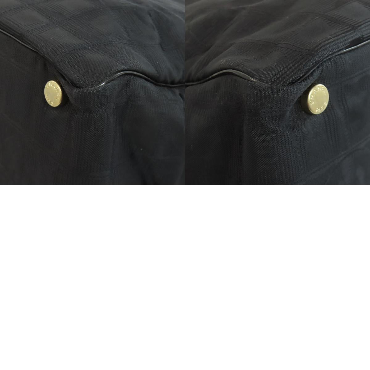 CHANEL New Travel Line MM Tote Bag Nylon jacquard Ladies [Used]