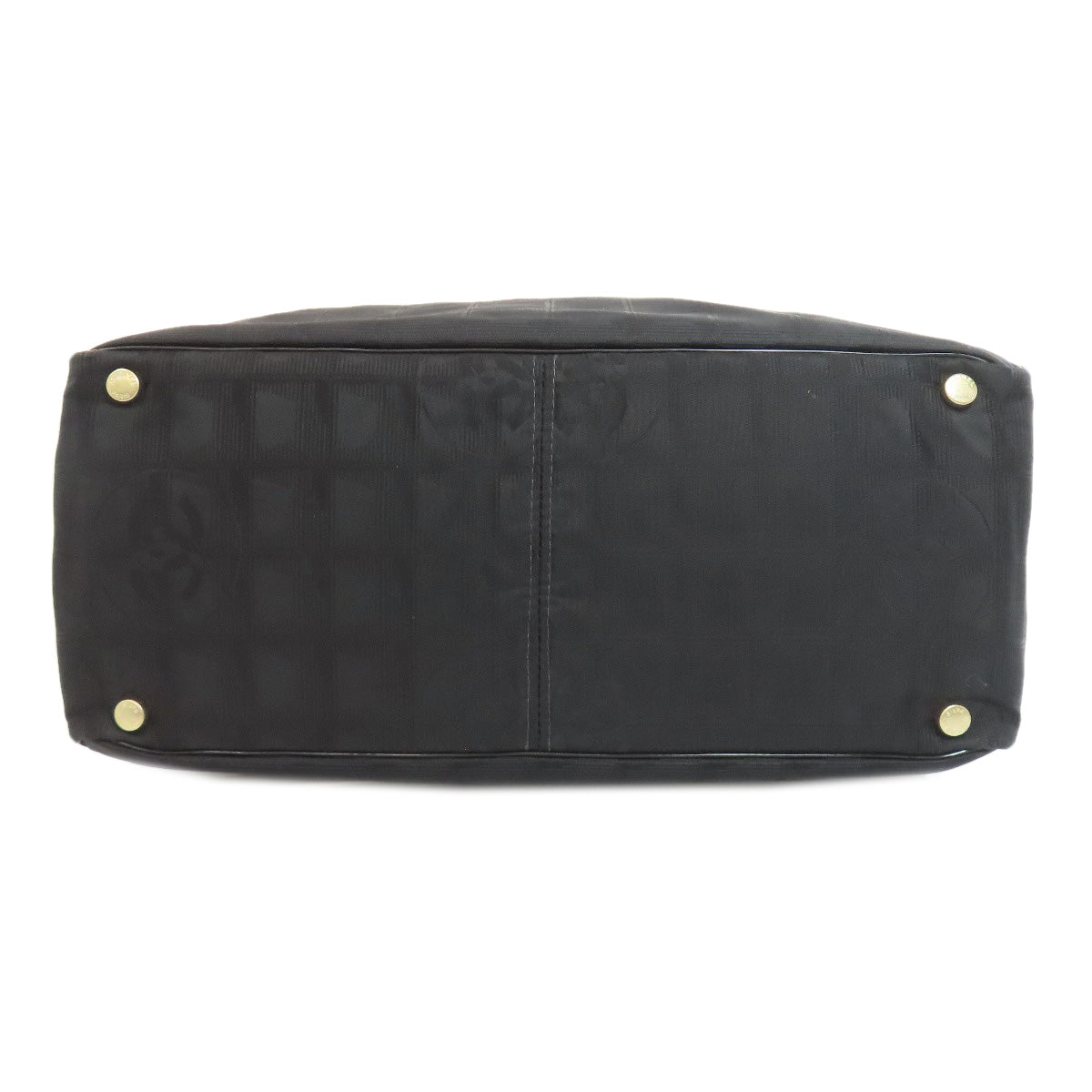 CHANEL New Travel Line MM Tote Bag Nylon jacquard Ladies [Used]