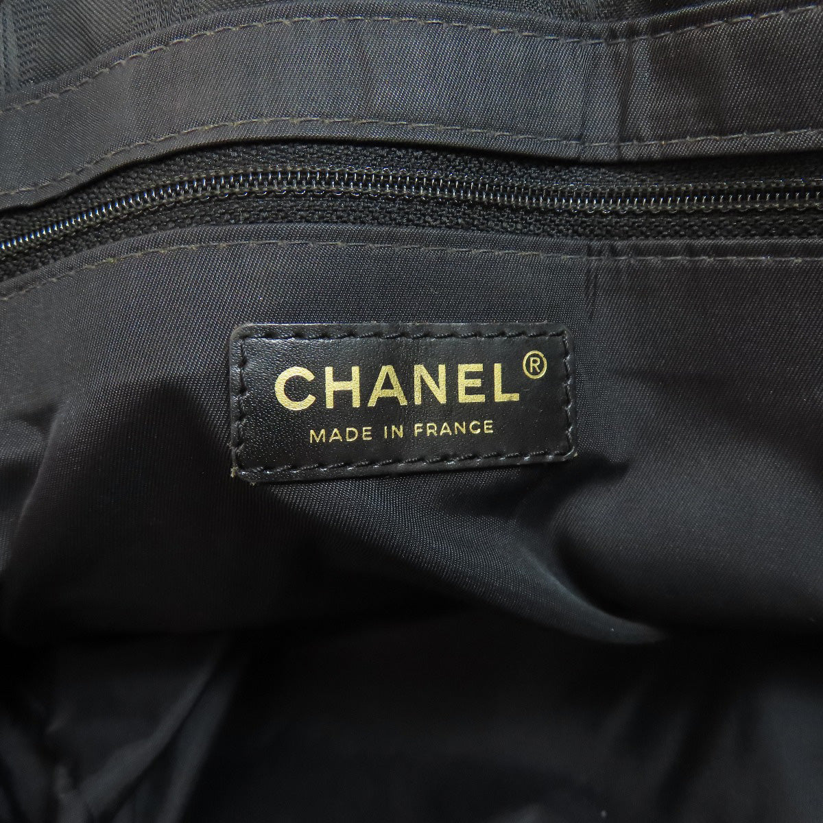 CHANEL New Travel Line MM Tote Bag Nylon jacquard Ladies [Used]