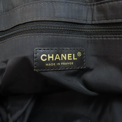 CHANEL New Travel Line MM Tote Bag Nylon jacquard Ladies [Used]