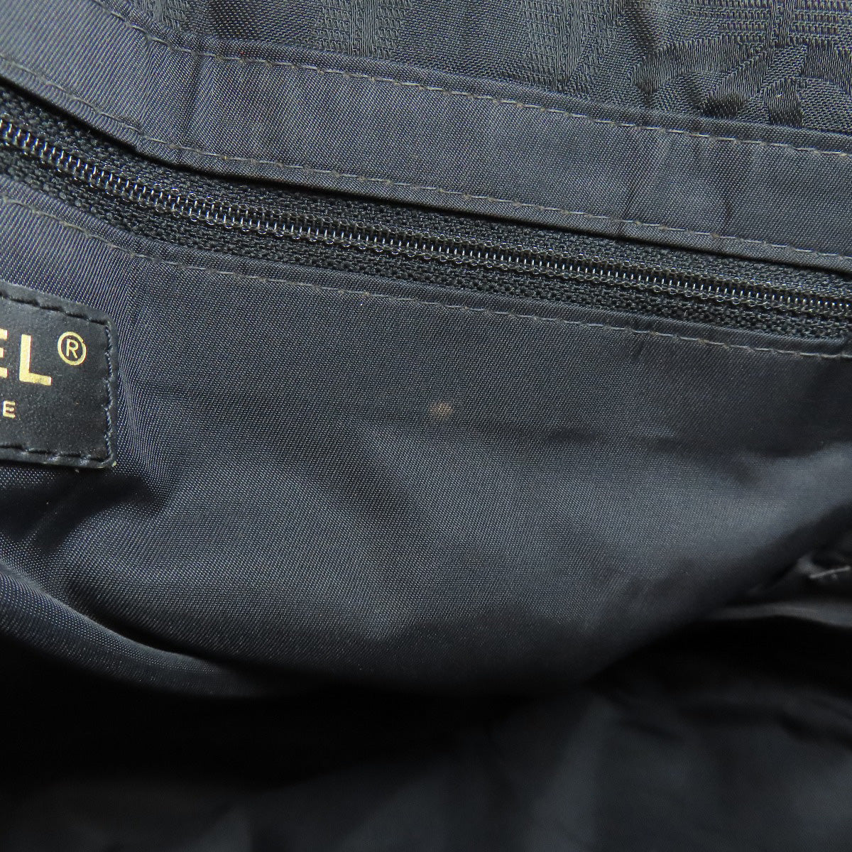 CHANEL New Travel Line MM Tote Bag Nylon jacquard Ladies [Used]