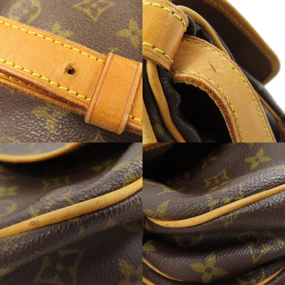 LOUIS VUITTON M40710 Saumur MM Shoulder Bag Monogram canvas Ladies [Used]