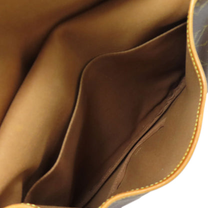 LOUIS VUITTON M40710 Saumur MM Shoulder Bag Monogram canvas Ladies [Used]