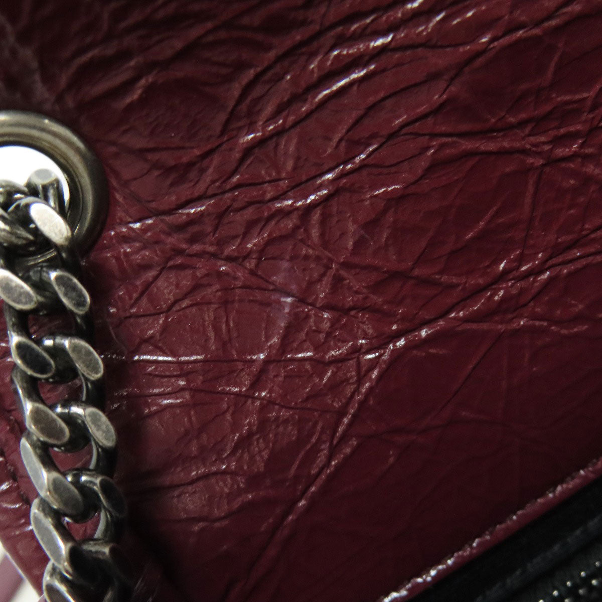 SAINT LAURENT ChainShoulder Shoulder Bag Calf Ladies [Used]