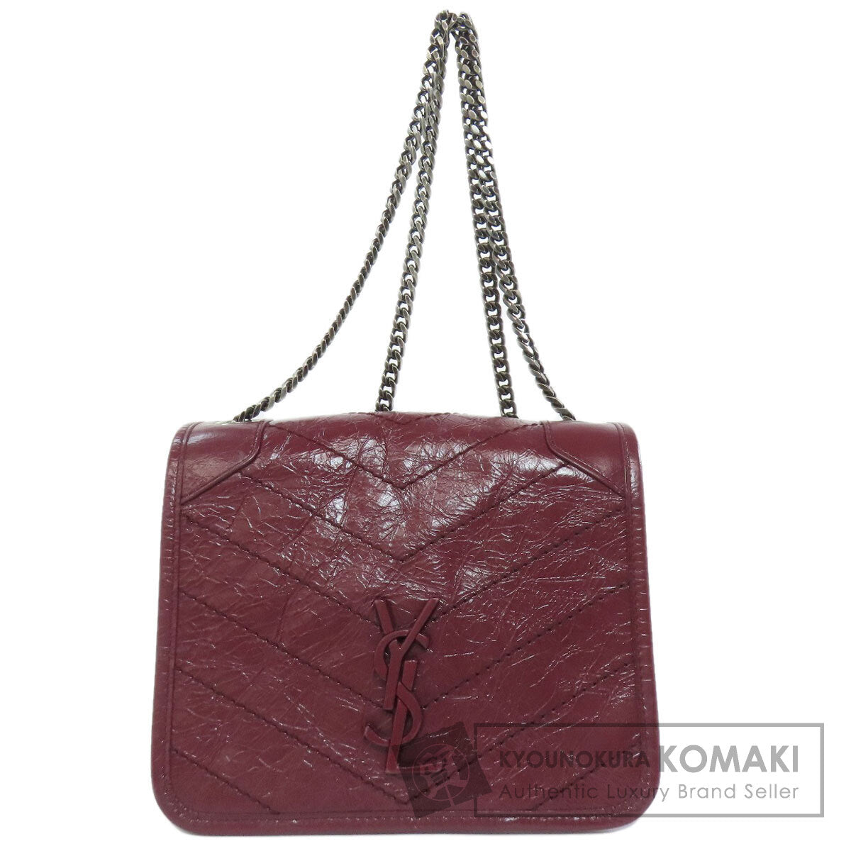 SAINT LAURENT ChainShoulder Shoulder Bag Calf Ladies [Used]