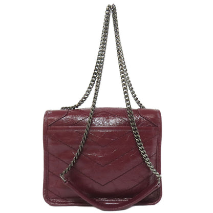 SAINT LAURENT ChainShoulder Shoulder Bag Calf Ladies [Used]