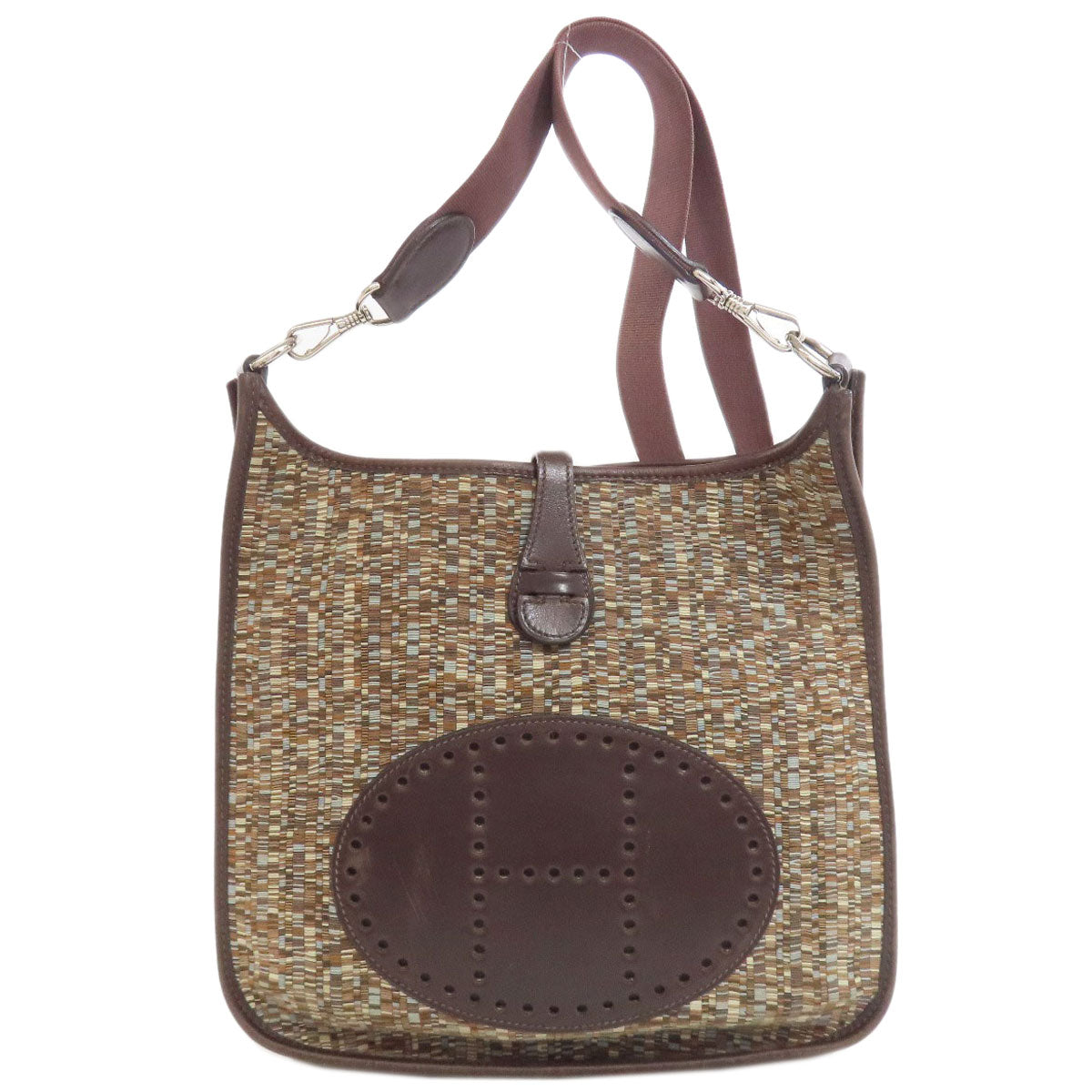 HERMES EvelynePM SilverHardware Shoulder Bag Vibrato Ladies [Used]