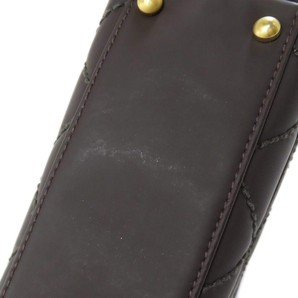 CHANEL COCO Mark Wild Stitch GoldHardware Handbag Calf Ladies [Used]