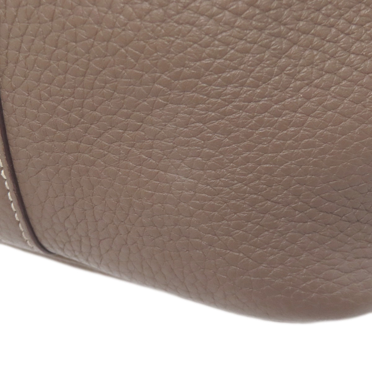 HERMES Picotin Lock MM Etoupe SilverHardware Handbag Taurillon Clemence Ladies [Used]