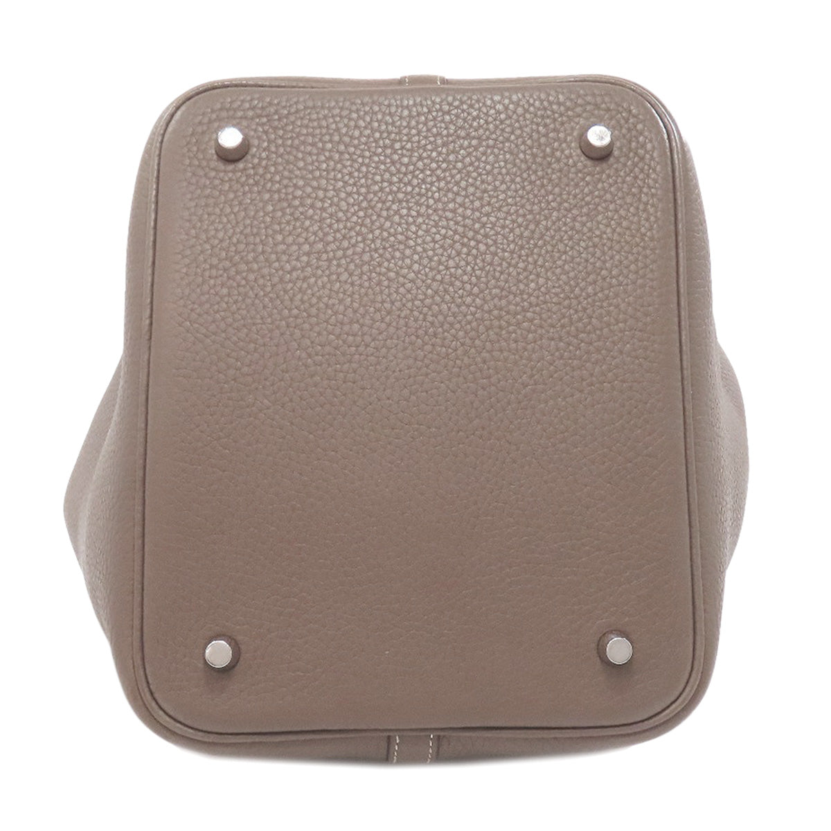 HERMES Picotin Lock MM Etoupe SilverHardware Handbag Taurillon Clemence Ladies [Used]