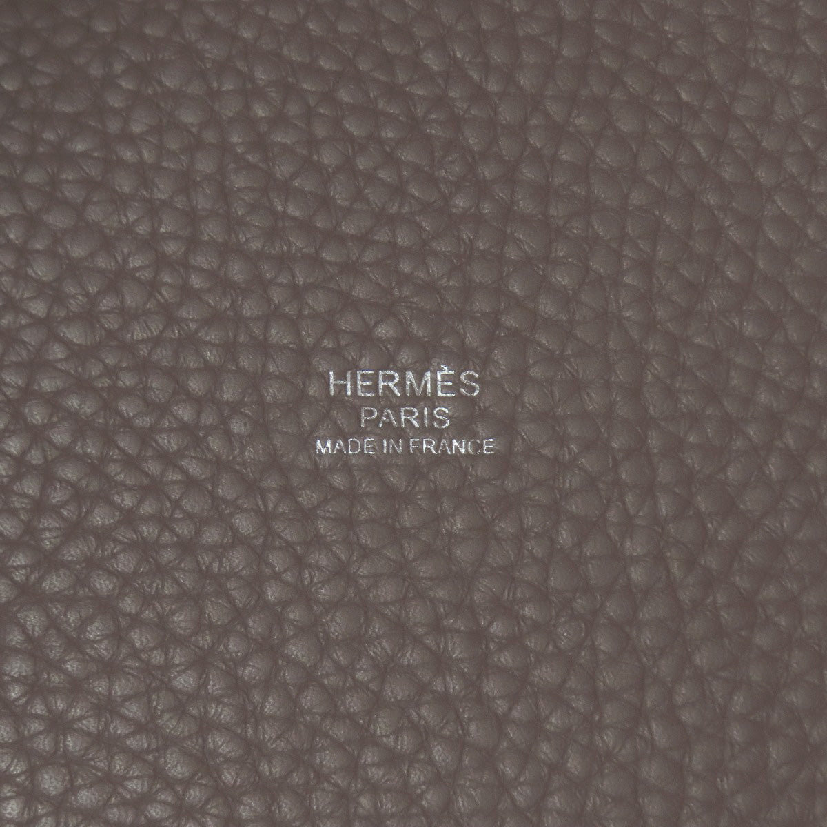 HERMES Picotin Lock MM Etoupe SilverHardware Handbag Taurillon Clemence Ladies [Used]